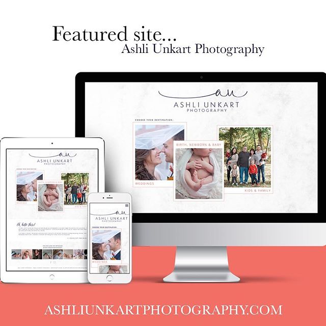 Another gorgeous website went live this week! @ashliunkartphotography chose the Creme &amp; Mint template from @ribbonandink and I am absolutely in love with how it turned out. Head on over to https://ashliunkartphotography.com to see it live! 😊 #webdesign #showit #showiteer #websitedesign